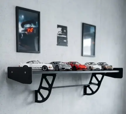 Spoiler Regal im Motorsport Design - Heckflügel V2